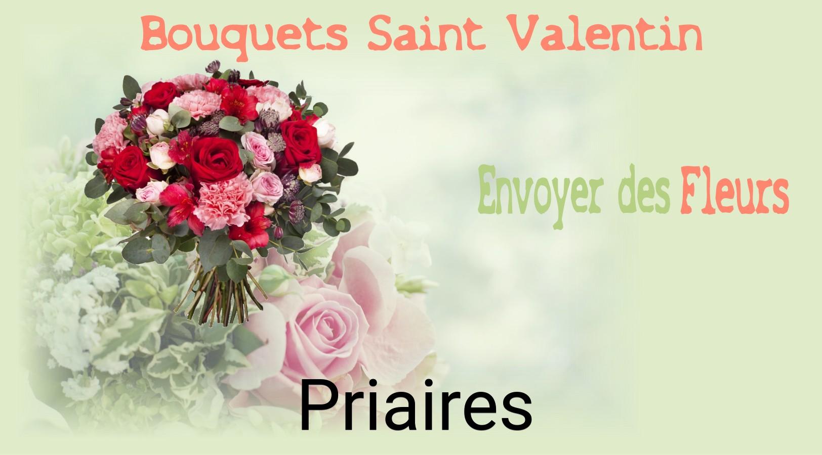 Roses de Saint-Valentin livrées à Priaires
